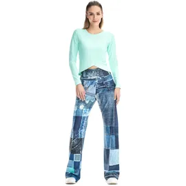 Winshape Functional Light and Soft Cropped Long Sleeve Top AET131LS in delicate mint | Gr.: XL