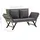 vidaXL Gartenbank 176 x 70 x 80 cm Grau