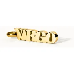 PURELEI Virgo Letter Charm