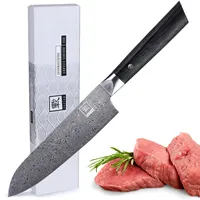 Zayiko Black Edition Santoku I 18cm Klinge I dunkler