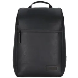 Jost Stockholm Business-Rucksack Leder 44 cm Laptopfach  schwarz