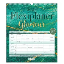 DuMont Buchverlag Flexiplaner Glamour 2027 Weiß