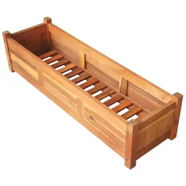 vidaXL Akazienholz Hochbeet 100 x 30 x 25 cm Braun