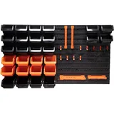 Black & Decker Werkzeugwand Lagersystem 98 x 23 x 43 cm orange/schwarz 43 Teile
