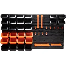Black & Decker Werkzeugwand Lagersystem 98 x 23 x 43 cm orange/schwarz 43 Teile