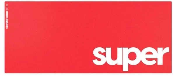 Superglide Glas-Mauspad V2 - 2XL - Rot