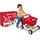 Radio Flyer Scan & Sort Einkaufswagen mit Lichtern und Geräuschen, Rutschspielzeug, Roter Spielzeug-Walker für Kleinkinder, für Kinder ab 1 Jahr