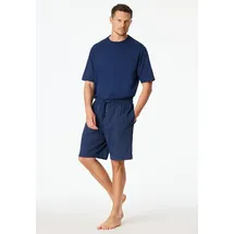 SCHIESSER Pyjamashorts Mix + Relax Blau 54