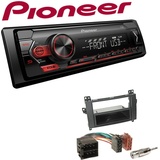 Pioneer 1-DIN Autoradio USB AUX Android Einbauset für Mercedes-Benz Sprinter ISO