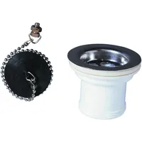 Wirquin Ablaufgarnitur Ø 50 mm Farbe Weiß