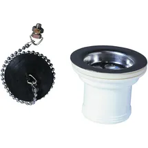 Wirquin Ablaufgarnitur Ø 50 mm Farbe Weiß