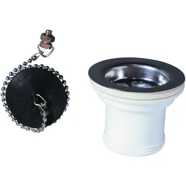 Wirquin Ablaufgarnitur Ø 50 mm Farbe Weiß