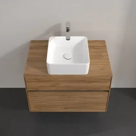 Villeroy & Boch Collaro Waschbeckenunterschrank 80 x 55 cm Kansas Oak