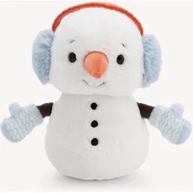 NICI Plüschfigur Schneemann 15cm - weiß - Weiches Plüschschneemann – Flauschige Stofffigur zum Kuscheln & Spielen – tolle Geschenkidee für & Erwachsene | 62410