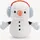 NICI Plüschfigur Schneemann 15cm - weiß - Weiches Plüschschneemann – Flauschige Stofffigur zum Kuscheln & Spielen – tolle Geschenkidee für & Erwachsene | 62410