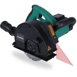 VONROC Mauernutfräse Schlitzfräse mit Laser – 1700 W – 150 Mm – Inkl. 2 Diamantscheiben, Staubsaugeranschluss Und Aufbewahrungstasche