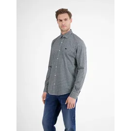 Lerros Poplinhemd mit Stretchanteil - fjord Blue - L