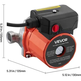 Vevor Umwälzpumpe 38 LPM 100 W 3-Gang-Steuerung
