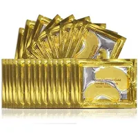 Bestniffes Kristall-24-Karat-Gold-Puder-Gel-Augenmaske, Premium-Anti-Aging, Anti-Falten, Feuchtigkeitscreme für Falten unter den Augen, entfernt Tränensäcke, Augenringe, feuchtigkeitsspendend und gesc