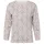 Marie Lund Langarmshirt Ecru/Braun L