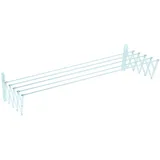 Sauvic Ausziehbarer Wäscheaufhänger 5 Stäbe 70 cm weiß