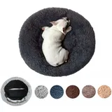Zoomlie XXL Hundebett Orthopädisch Waschbar Rund Haustierbett Für Große Grosse Mittelgroße Hunde XL Hundesofa Antistress Waschbar Kuschelig Hundekissen Memory Foam Hoch Oval Donut Labrador Hundehöhle