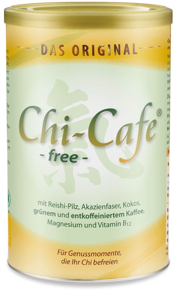 Chi-Cafe free entkoffeiniert – grüner Kaffee Akazienfaser Kokos Reishi Ginseng