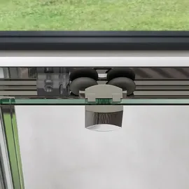 SoGood doporro Duschkabine Schiebetür Duschabtrennung 90x120cm Eckeinstieg Klarglas Eckdusche Esg Glas Höhe 190cm Ravenna16l K - Silber