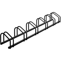 Relaxdays Fahrradständer für 6 Fahrräder Anthrazit