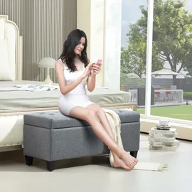 Homcom Sitzbank Polyester Schaumstoff