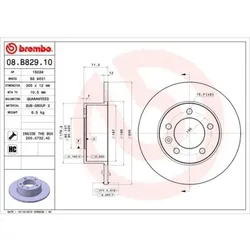 BREMBO Bremsscheibe PRIME LINE