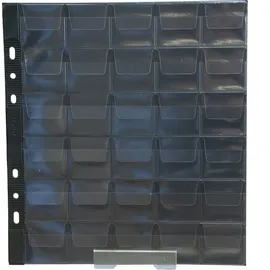 Pagna Münzhüllen 30 Fächer Münzen bis zu à 35 mm) transparent