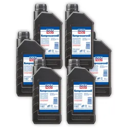 6x 1L LIQUI MOLY 1187 Kompressoröl Kompressorenöl SAE 5W40 Kompressor Öl