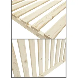 Erst-Holz Metallfreier Holz-Bettenrost 140 x 200 cm