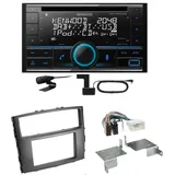 Kenwood DPX-7300DAB Bluetooth DAB CD USB Einbauset für Mitsubishi Pajero bis 2014