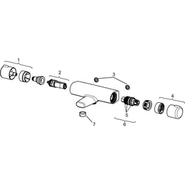 Hansa Hansamicra Thermostat-Wannenbatterie (58162171)