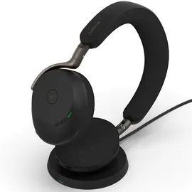 JABRA Evolve3 75 MS Schwarz USB A mit Ladepad 