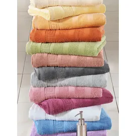 CAWÖ Noblesse Uni 1001 Waschhandschuh 16 x 22 cm silber