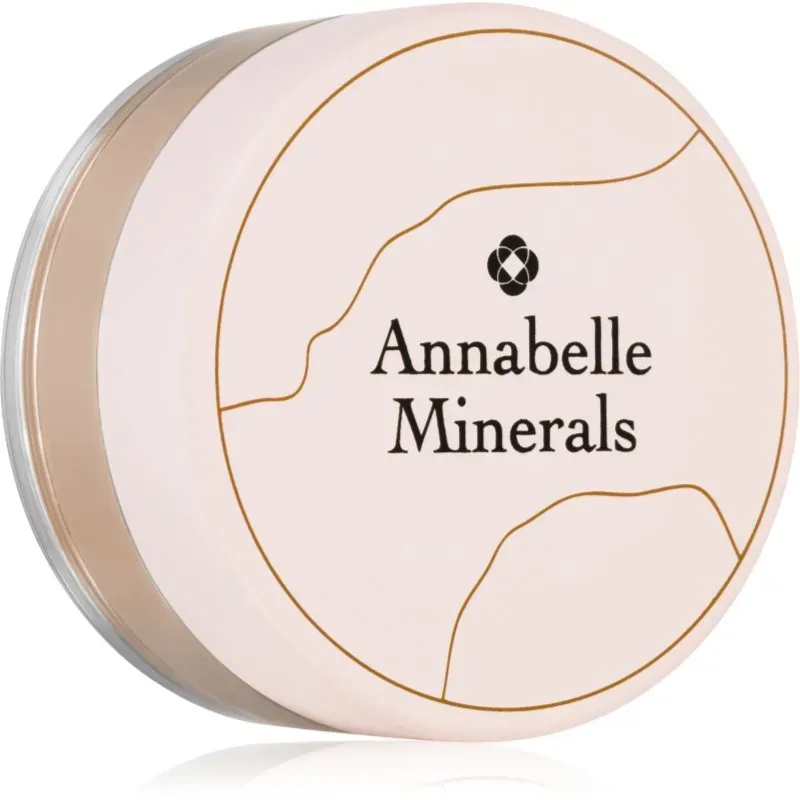 Annabelle Minerals Radiant Mineral Foundation Puder-Make Up mit Mineralien zur Verjüngung der Gesichtshaut Farbton Natural Light 4 g