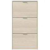 fores habitat Calicosy Schuhschrank, Eiche, 22x113x60 cm, Garderobe, Schuhaufbewahrung, Schuhkipper