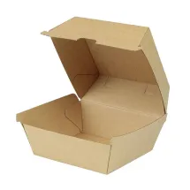 Greenbox Burgerbox 13 x 14 x 8 cm 250 St. Braun