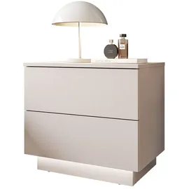 lookway Nachtschrank LINA 55 x 0 x 0 cm Beige