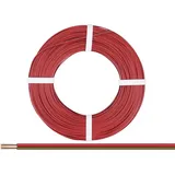Donau Elektronik 225-080-25 Litze 2 x 0.25 mm2 Rot-Braun 25 m