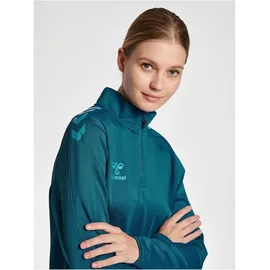 hummel Hmlcore XK Half Zip Sweat WOMAN, Blau Blue CORAL), XL