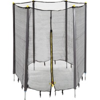 Relaxdays Gartentrampolin Sicherheitsnetz gepolsterten Stangen 10026448 Ø 305 cm
