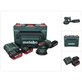 Metabo SXA 18 LTX 125 BL Akku Exzenterschleifer 18 V 125 mm Brushless + 2x Akku 5,5 Ah + Ladegerät + x