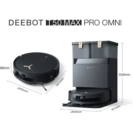 Ecovacs Deebot T50 Max Pro Omni weiß