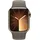 Apple Watch Series 9 GPS + Cellular 41 mm Edelstahlgehäuse gold, Sportarmband tonbraun M/L