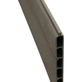 prestige home living outdoor WPC Sichtschutzzaun 5x Zaunelement + 6x Pfosten - 8,9m - Grau