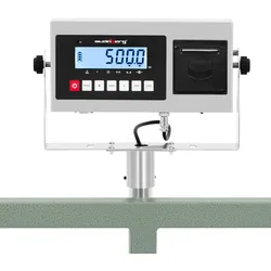 Steinberg Systems Plattformwaage - 500 kg / 0,05 kg - 100 x 100 cm - LCD mit Etikettendrucker